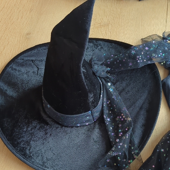 Spirit Black and Silver Starry Witch Costume for Kids - Picture 2 of 11